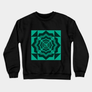 Geo Green Crewneck Sweatshirt